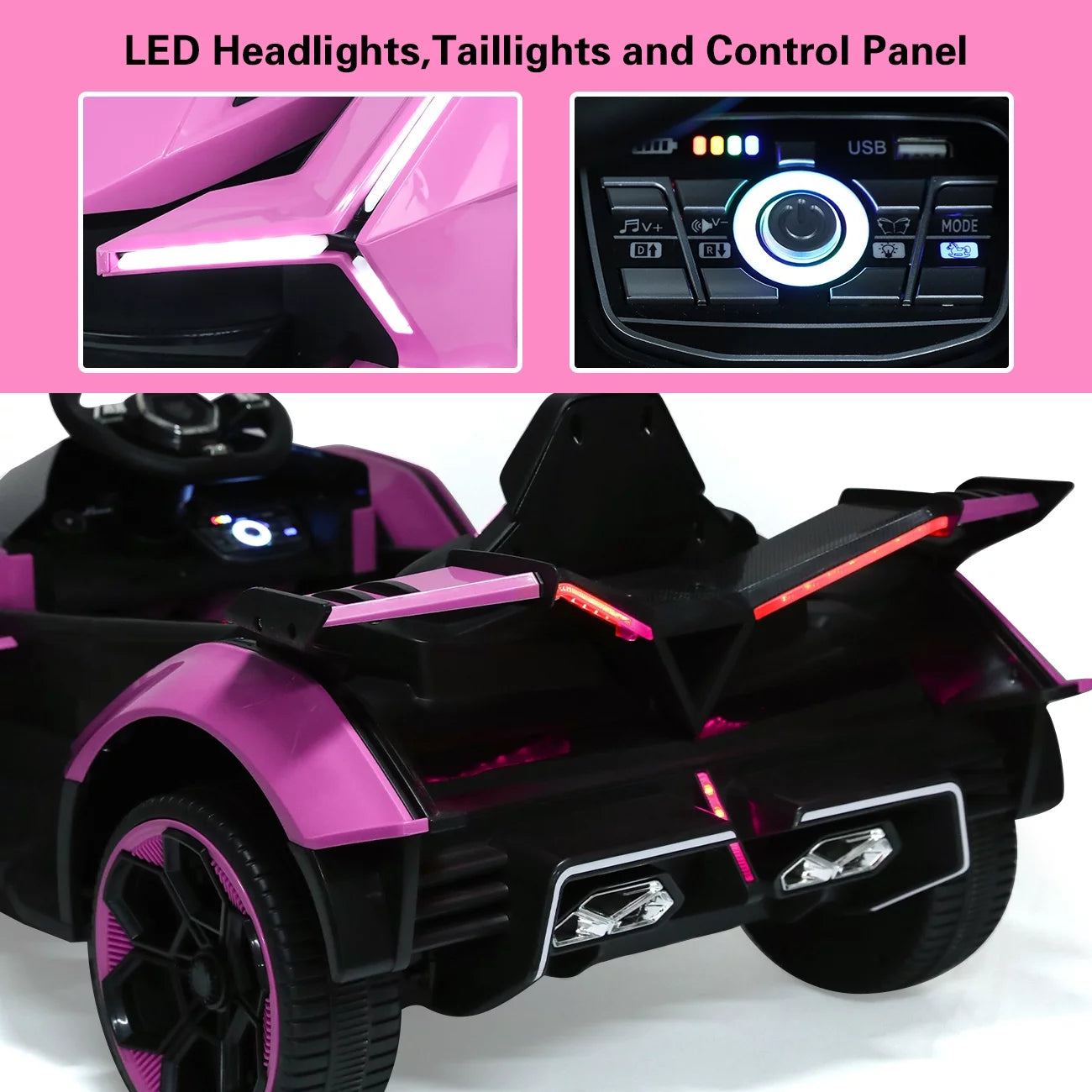 2023 Lamborghini 12V Ride On Car With Parental Remote ActiveTopDeals